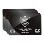 KGOTA 5Pcs Rfid Blocking Card Nfc Debit Credit Card Passport Protector For Men & Women