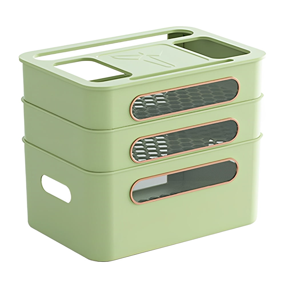 KGOTA Cable Management Box Router Storage Box For Home Office (Green ...
