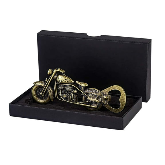 KGOTA Cool Gadgets Household Bottle Opener Universal Bronze Motorcycle Model Beer Gifts for Men Dad Husband Brother Boyfriend