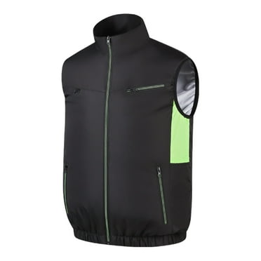 KGOTA Cooling Vest Air Conditioner Clothes Heat Resistant Sleeveless Workwear Breathable Wearable Cooling Fan Vest 3 Gear for Hot Weather Work