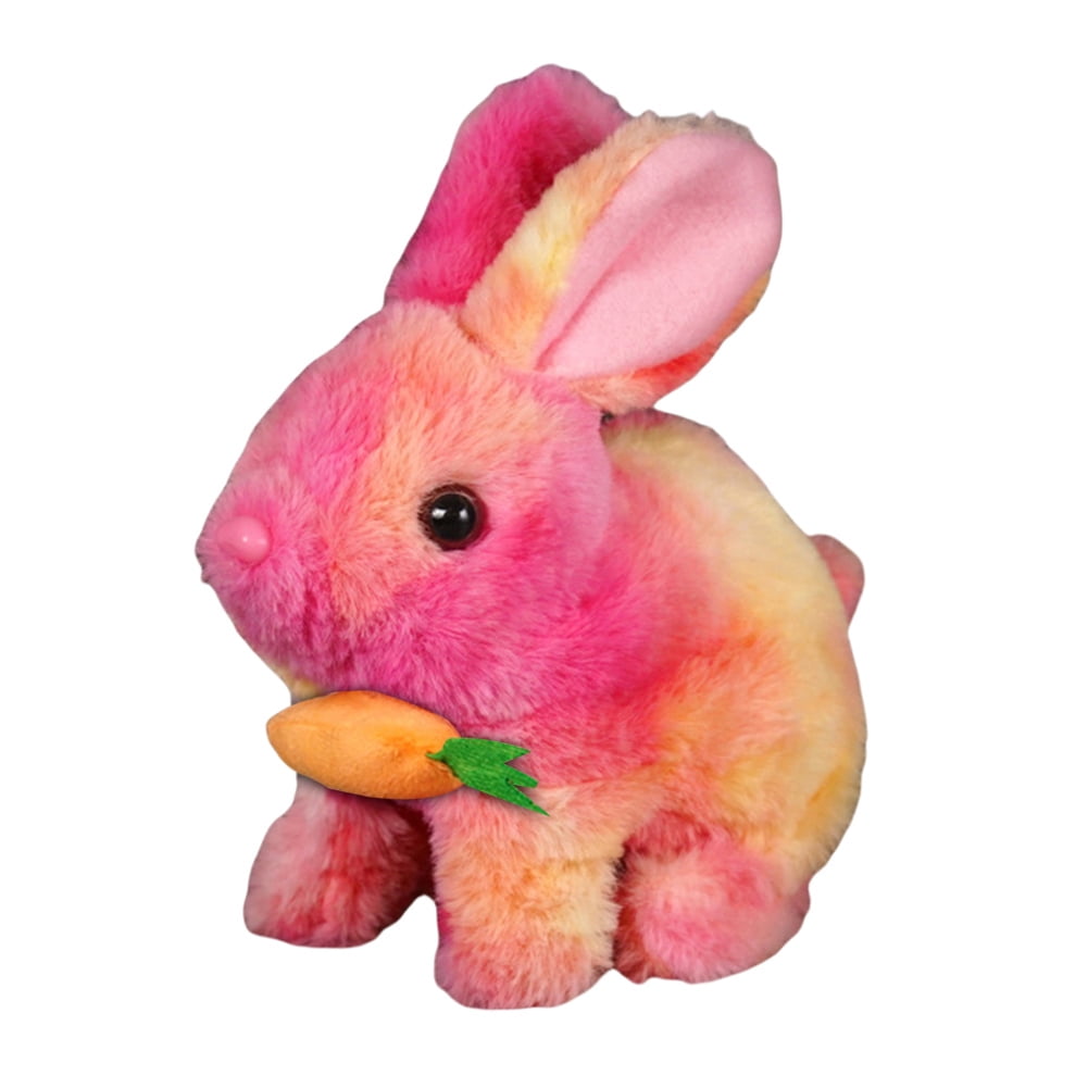 KGOTA Cute Electric Rabbit Interactive Electronic Pet Plush Toy (Pink ...
