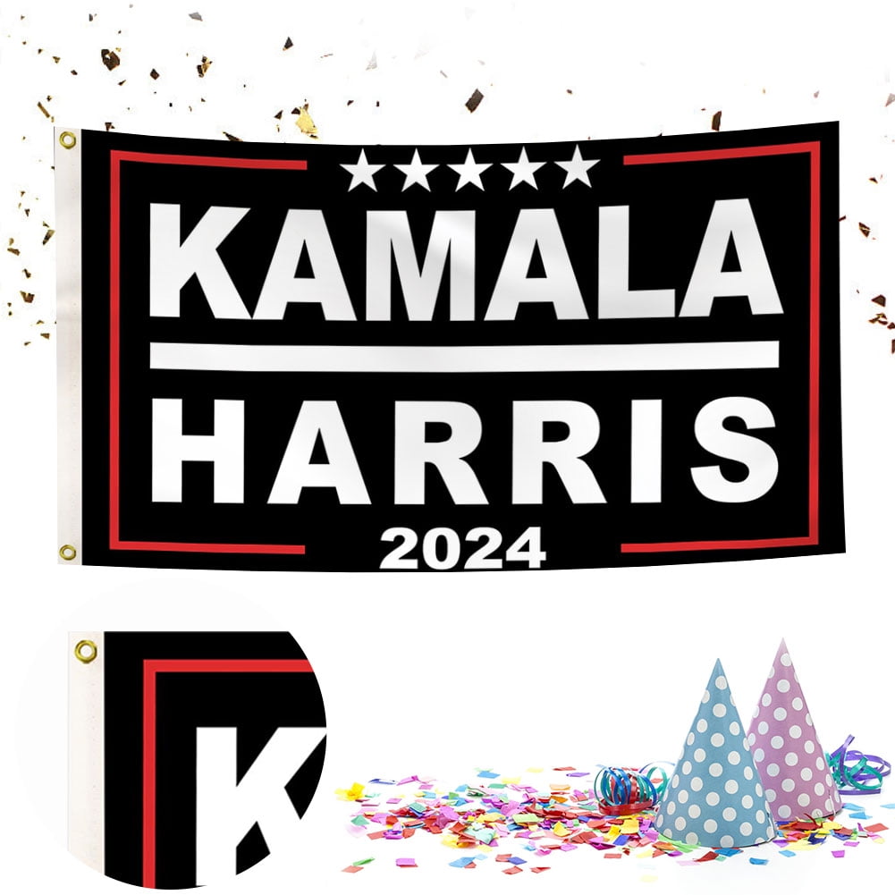 KGOTA Kamala Harris 2024 Flag 3x5 Ft Kamala Harris Flag for President
