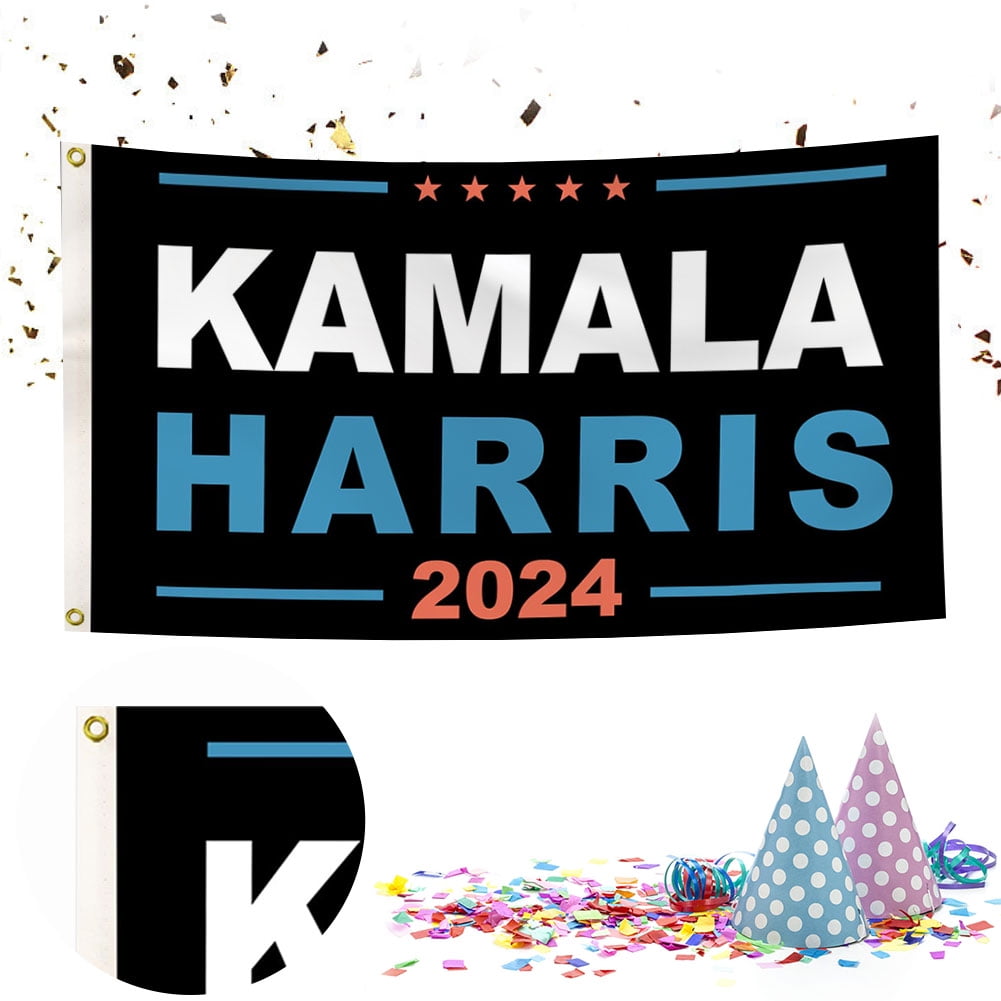 KGOTA Kamala Harris 2024 Flag 3x5 Ft Kamala Harris Flag for President