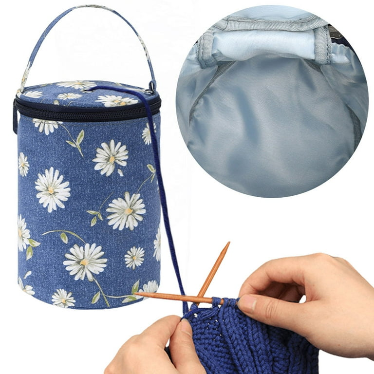 KGOTA Knitting Crochet Bag Large Capacity Knitting Needles Tote