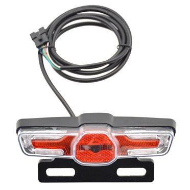 Vont Pyro Bike Light Set Ebike Brake Rear Light High-Brightness LED Brake Warning Light Energy Saving Electric Bicycle Lights For 36V 48V Electric Bike Solar Tail Lights