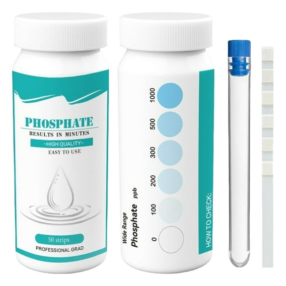 KGOTA Phosphate Test Kit 50 Count Phosphate Test Strips For Freshwater & Saltwater