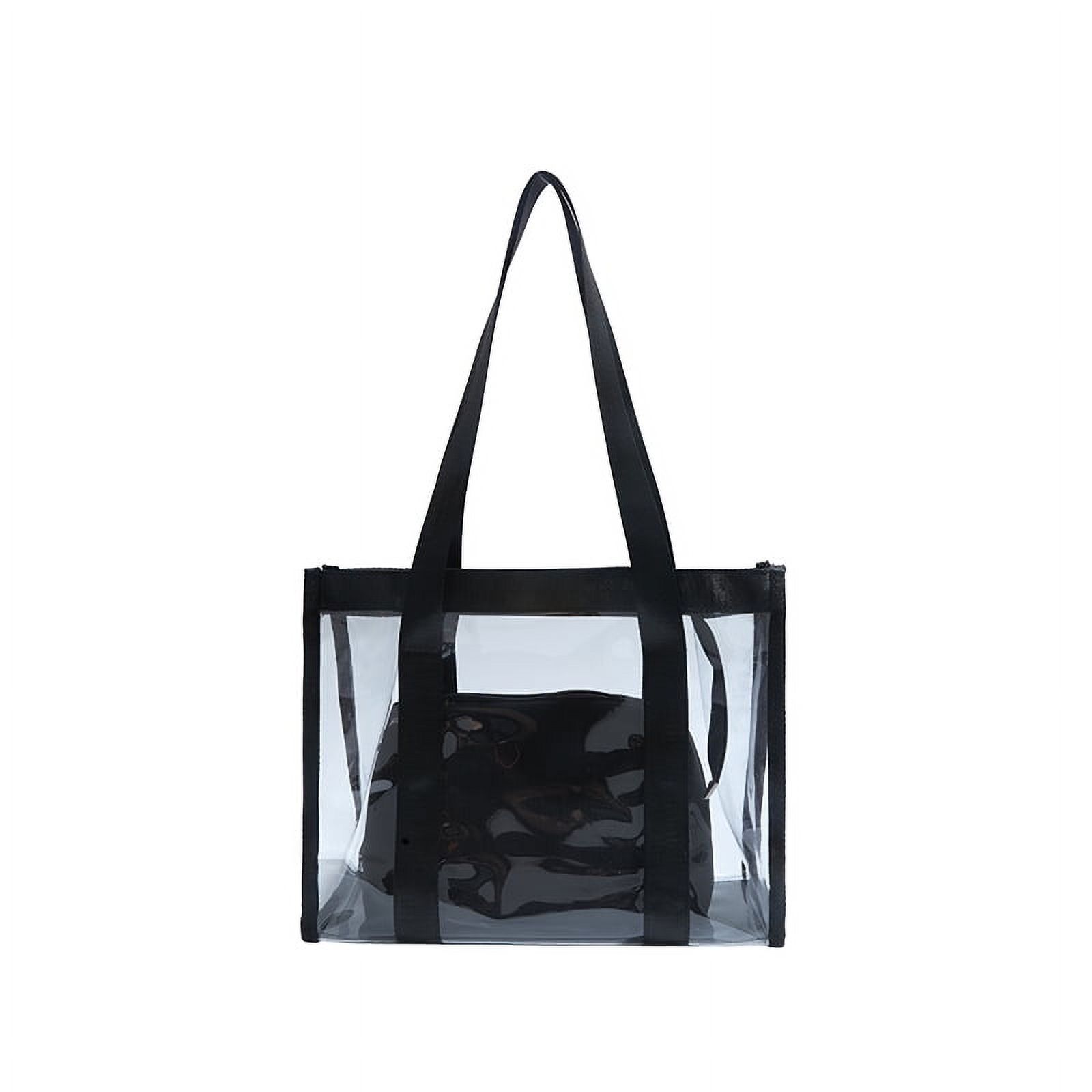 KGOTA Pvc Transparent Shoulder Bag Waterproof Tote Handbag Work Bag ...