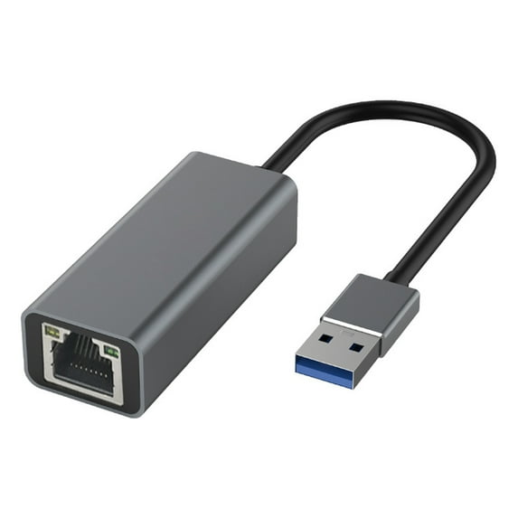 KGOTA Type-C To RJ45 Ethernet Wired LAN Adapter 10/100/1000Mbps (Grey Type C 100M)