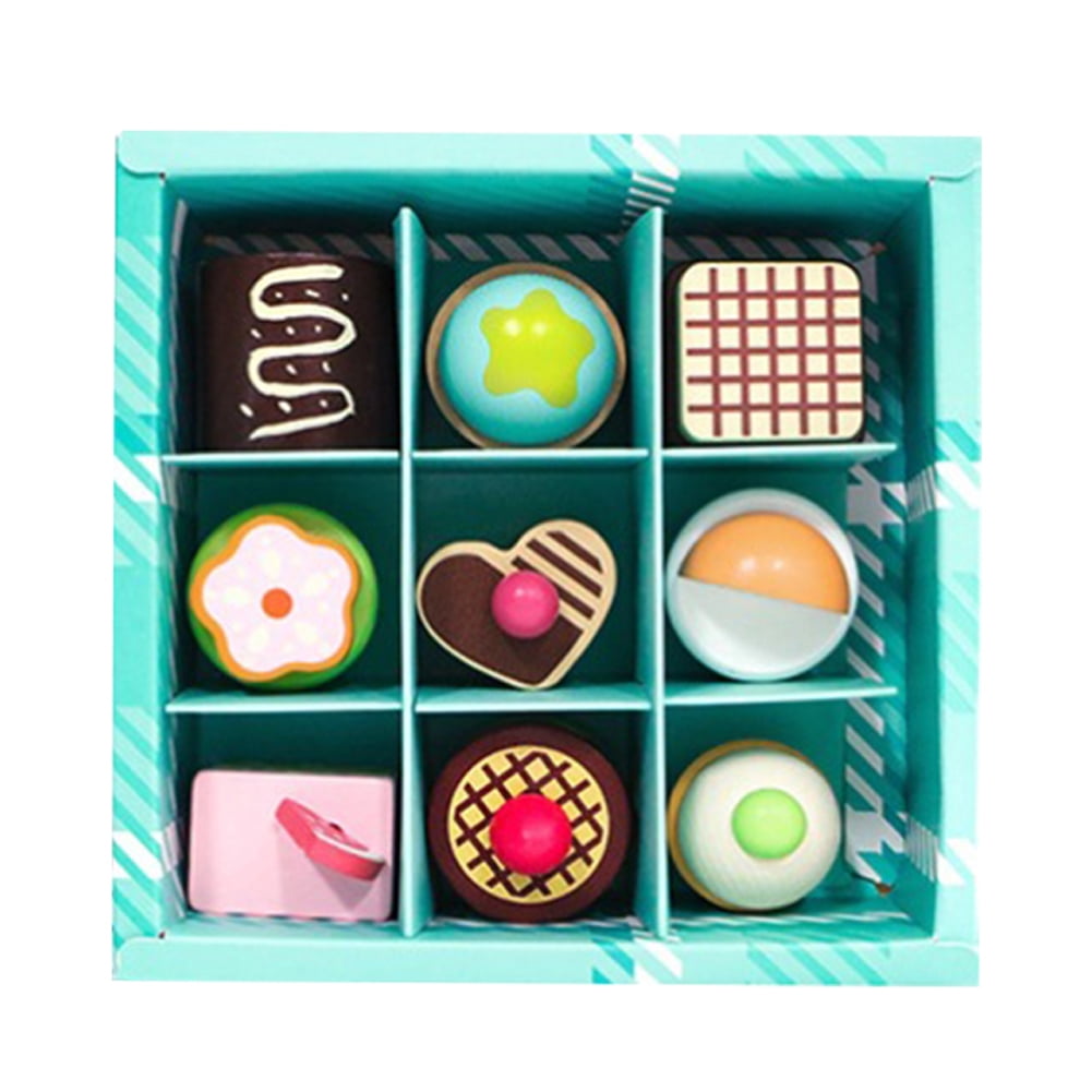 KGOTA Wooden Afternoon Tea Sweet Desserts Simulation Afternoon Tea Set