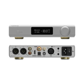 Topping D90 III Sabre  MQA Full-Balance Decoder, Bluetooth 5.1 for Wireless Hi-Fi ,Home Audio Preamplifier with Remote (Silver)