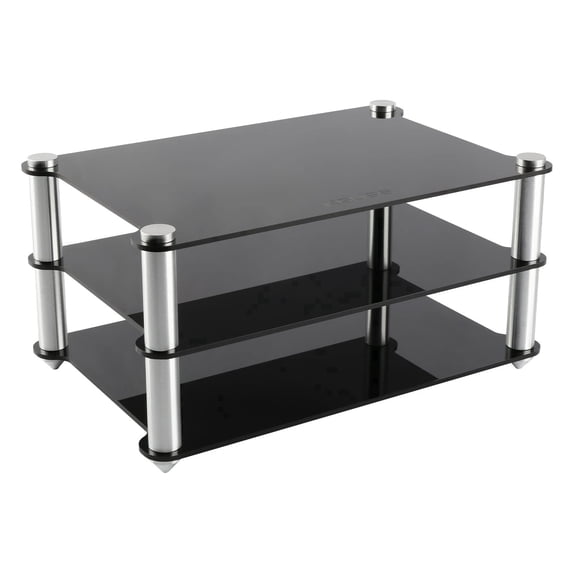 Music Rack Small KGUSS 3-Layer Mini Audio Component Rack,Acrylic material with ...