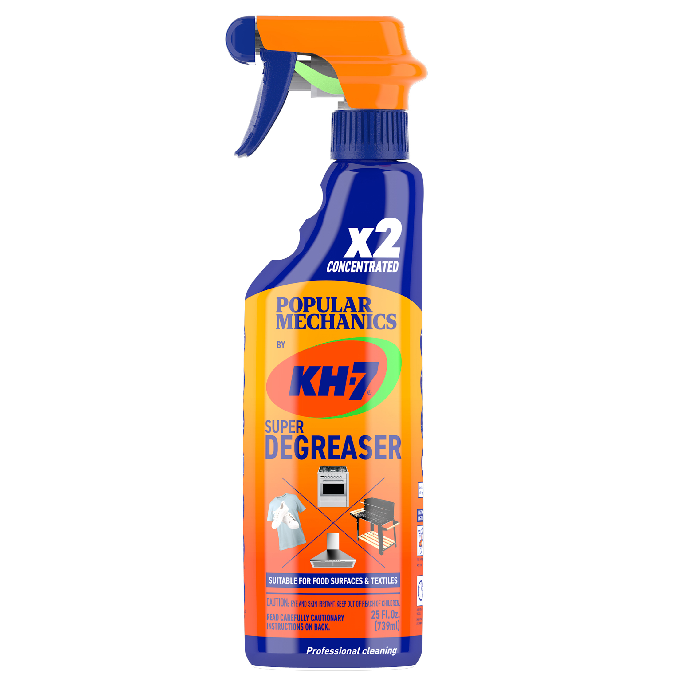 KH-7 Professional-Grade Concentrated Degreaser, All-Purpose Cleaner for Oven, Stove, Grill, Food Surfaces, Vehicles, Clothing & More, 25 oz - image 1 of 9