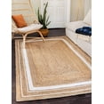thumbnail image 1 of KH Handloom Handmade Hand Braided Natural Jute Area Rug For Living Room, Jute Floor Mat, Centre Table Carpet, Home Decore Rug, 1 of 5
