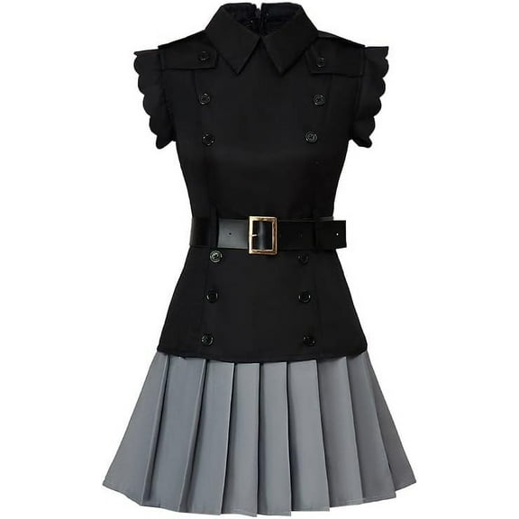 Clock Tower Xion Shion Outfit KH III Xion Costume Dress for Women