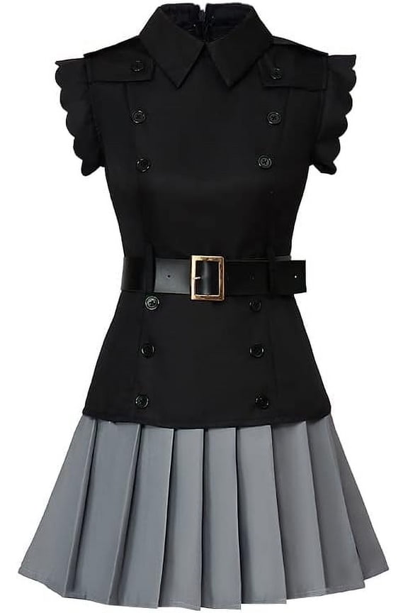 KH III Xion Costume Clock Tower Xion Shion Outfit Dress for Women