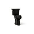 thumbnail image 1 of Kohler 3949-7 1.28 GPF Wellworth High Line Elongated Toilet - Black, 1 of 1