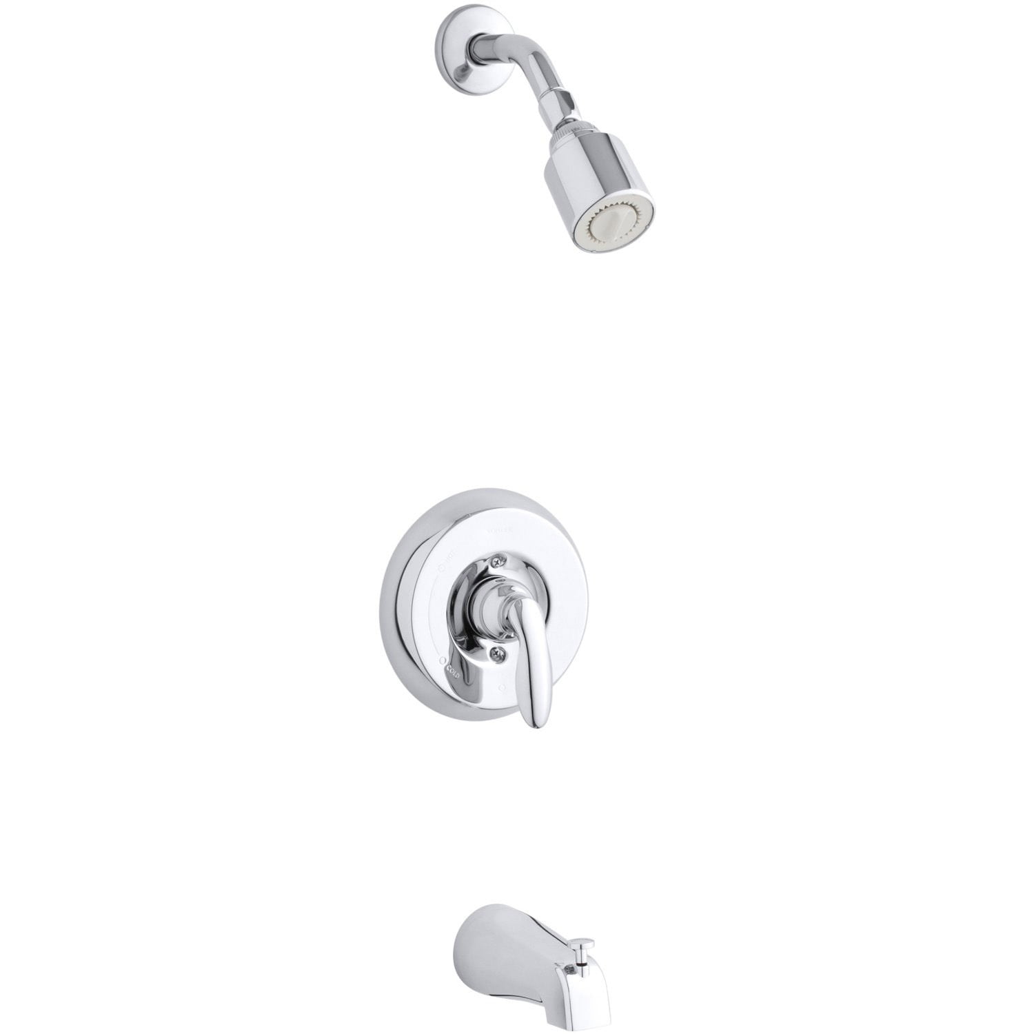 KH-K-T15601-4-CPCoralais bath/shower trim set with lever handle, valve ...