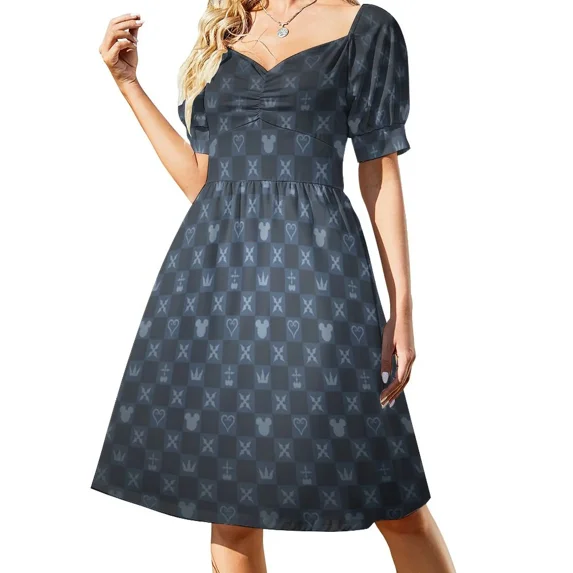 KH pattern - blue Sleeveless Dress Elegant gown dress for women 2024 prom clothes women's evening dress 2024