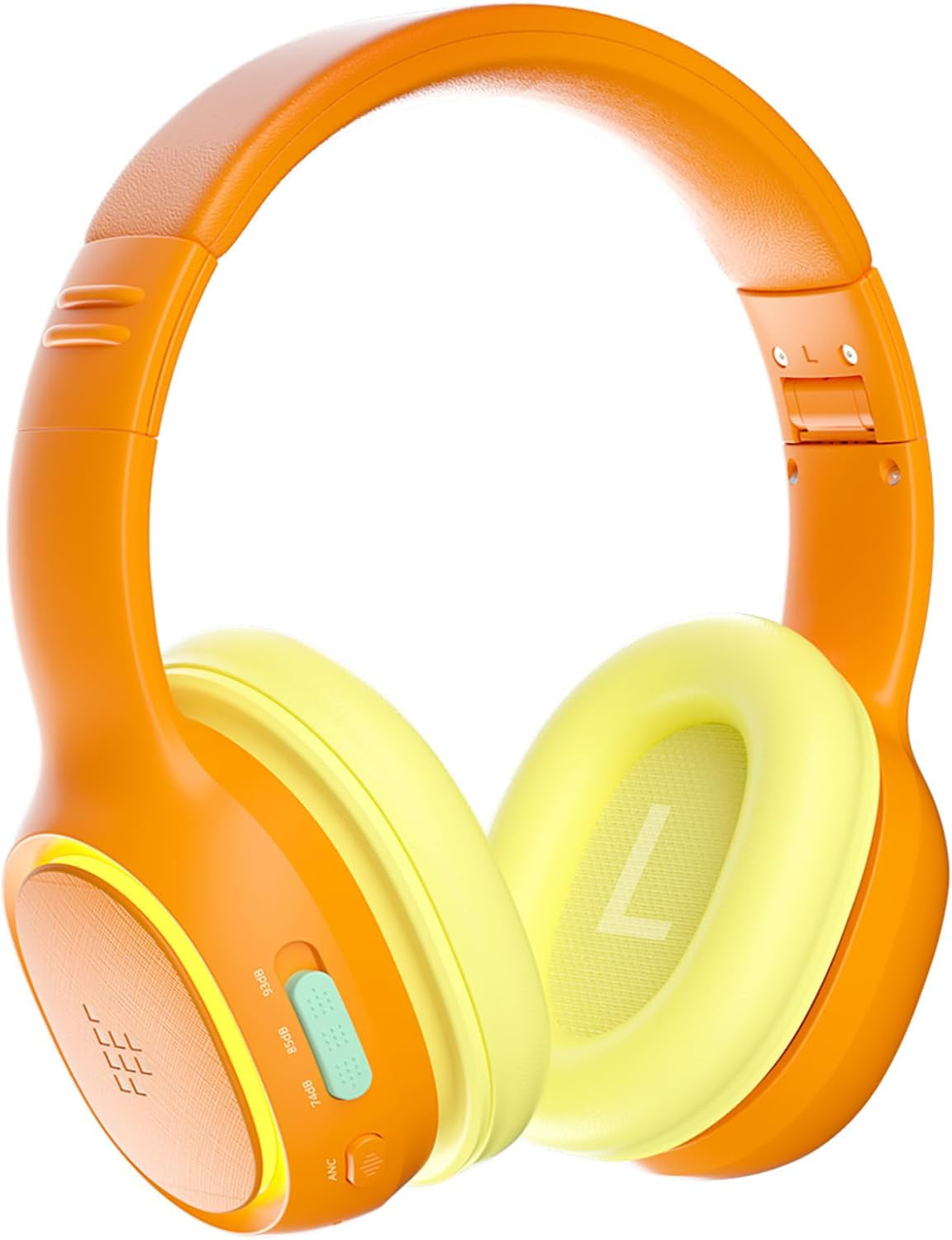 KH03 Kids Noise Cancelling Bluetooth Headphones, Safe Volume Control