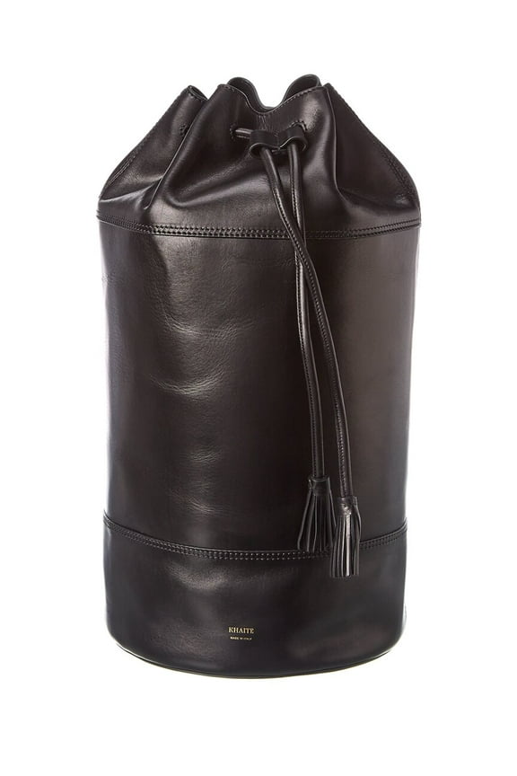 Daphne Leather Backpack, Black