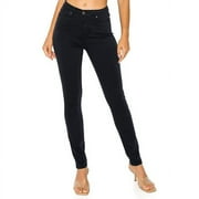 KHAKI & BLUE Cali1850 Women s The Everyday Skinny Jeans   Soft Stretchy High Rise Comfy Casual Pants