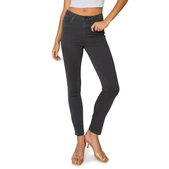 KHAKI & BLUE Cali1850 Women’s The Everyday Skinny Jeans – Soft Stretchy High Rise Comfy Casual Pants