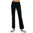thumbnail image 1 of KHAKI & BLUE Women's Work Pants – High Rise Straight Leg Casual Trousers with Pockets, 1 of 6