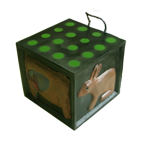 KHAMPA 3D Archery Target Four Sided Animal, Self Healing, UV Protected, High Density Lifelike Foam Archery Target