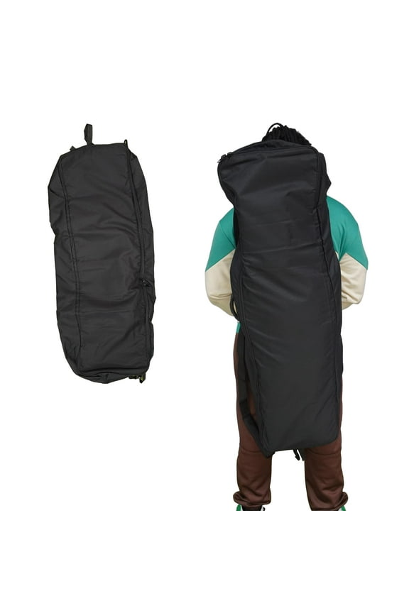 Durable Skateboard Backpack - Heavy-Duty Carrier Bag with Adjustable Straps, Fits Standard and Longboards, Perfect for Travel and Storage