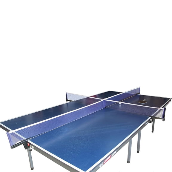 KHAMPA Portable and Easy Set Up 120" Four Way Ping Pong Kit, Blue