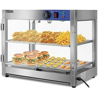 HeatMax - Calentador de alimentos comercial de 14 x 14 x 20 pulgadas,  pizza, pastelería, patata, empanada, comida caliente, concesión, tienda de