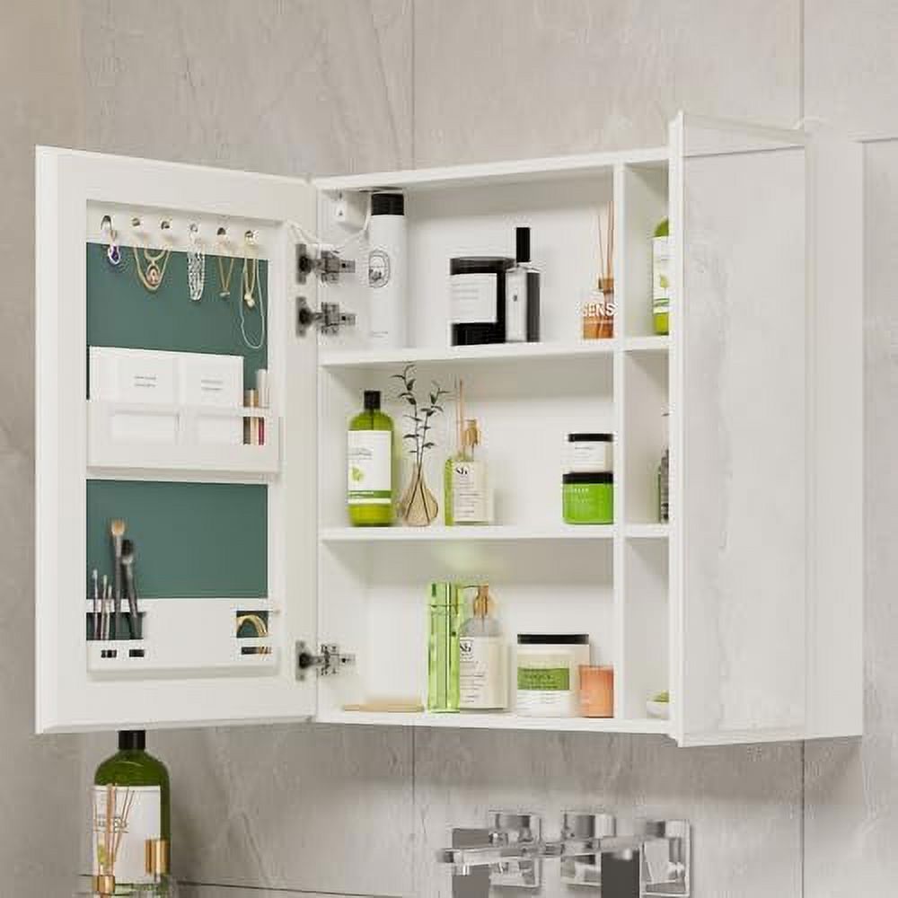 KHBIULIFE Black Led Medicine with Lights Medicine for Bathroom with Mirror