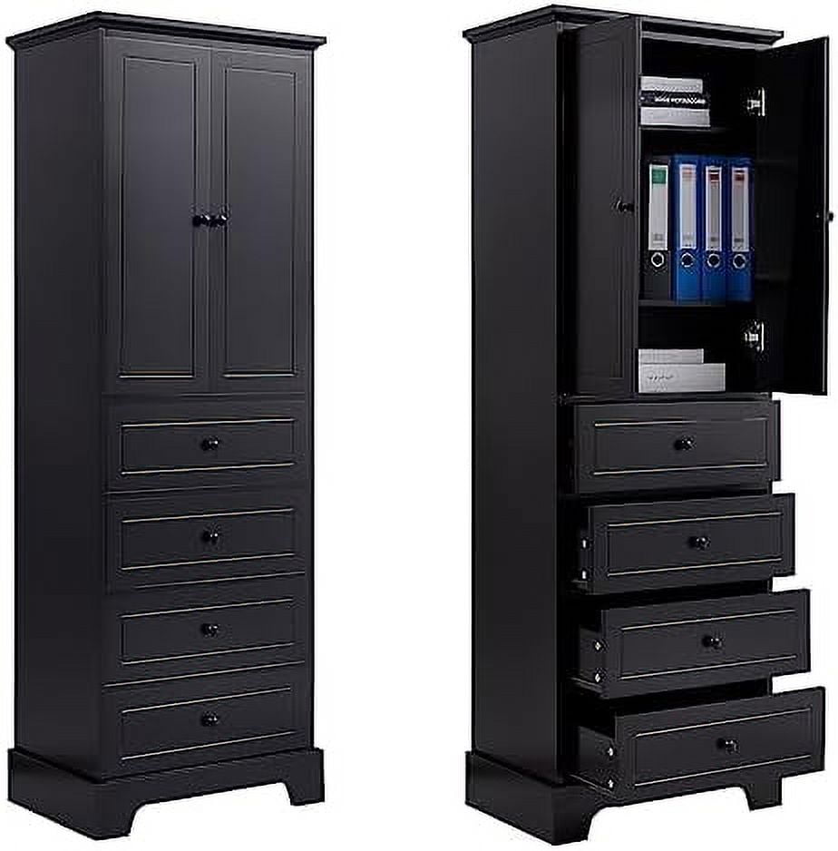 KHBIULIFE Corner 72\u201C Tall with 8 Doors and Free