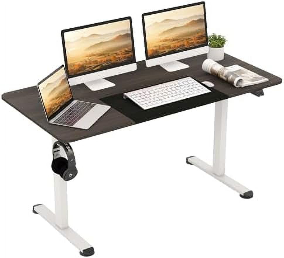 KHBIULIFE Height Adjustable Electric Standing Desk 55 x 28 Inch Sit