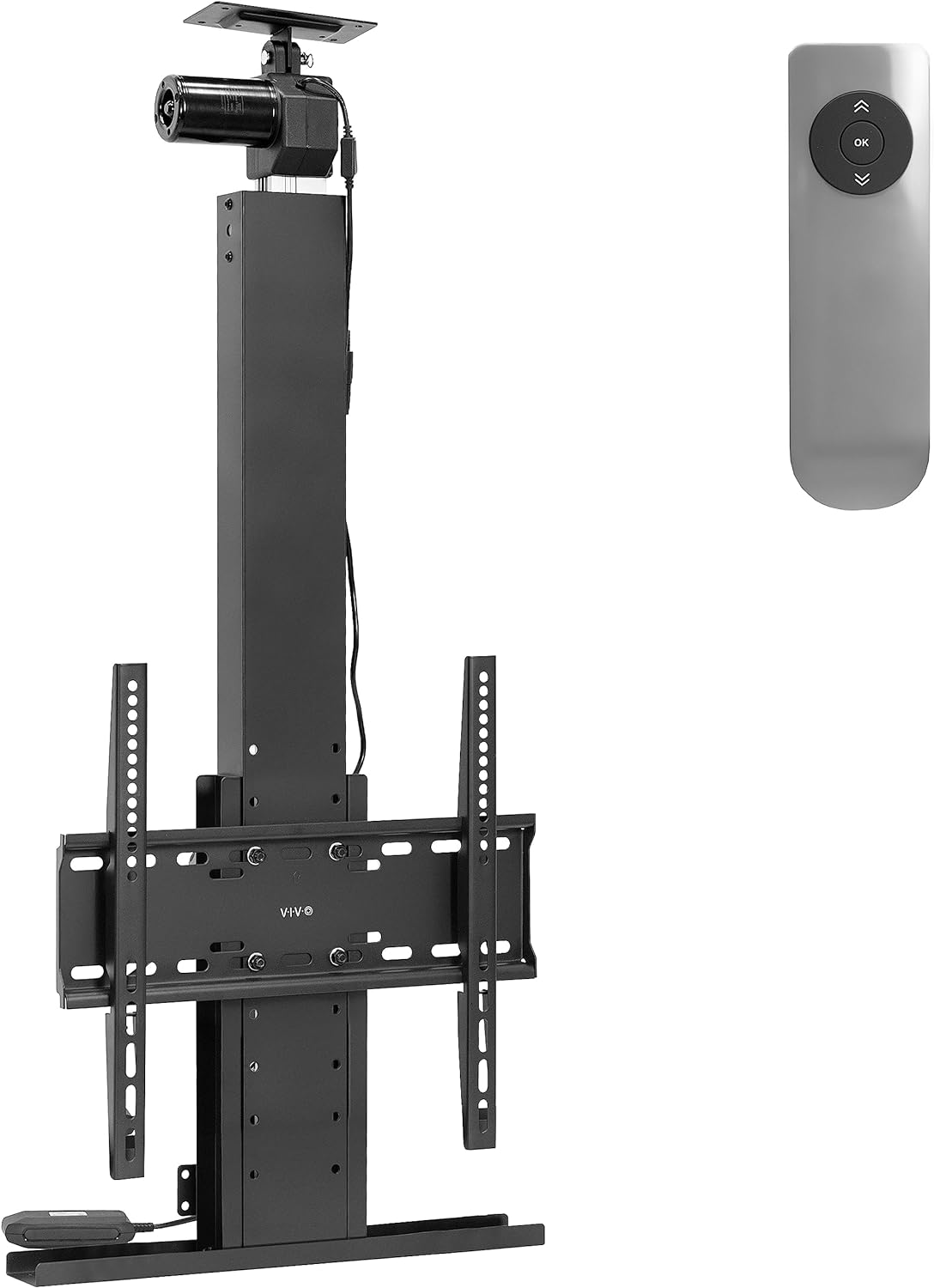 KHBIULIFE Motorized Drop Down Ceiling TV Mount for 32 to 55 inch