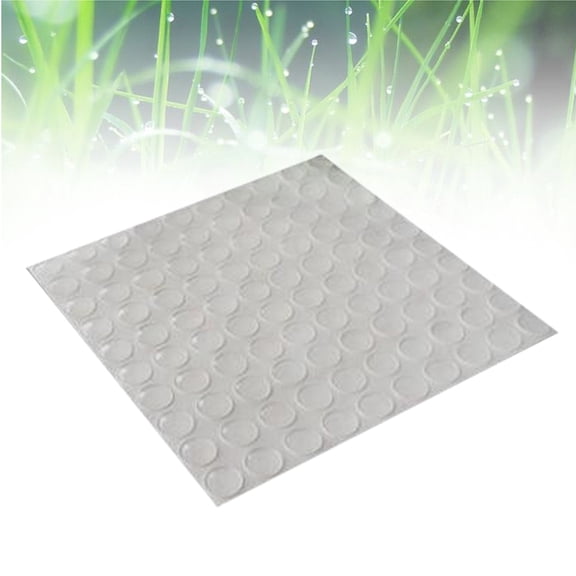 KHBUAB 100Pcs Dark Grey Silicone Pads for Furniture Feet Noise Reduction and Anti Collision