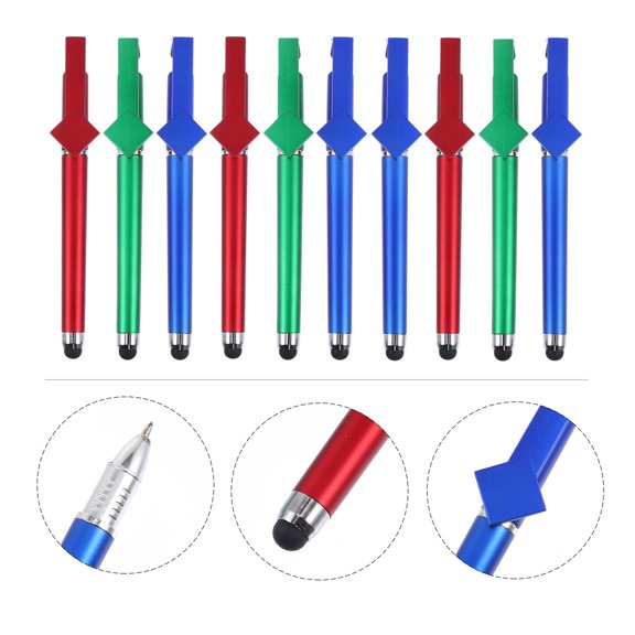 KHBUAB 10Pcs Household Touchscreen Pen for Drawing and Writing Cylindrical Shape