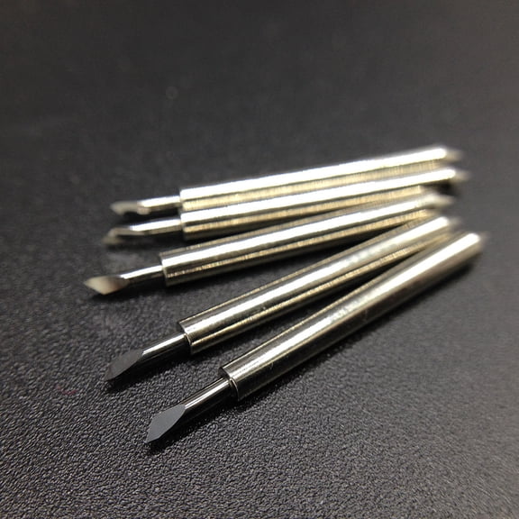 KHBUAB 15Pcs Tungsten Steel Circut Tools 45 Degree for Engraving and Cutting Red Color Tool