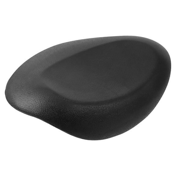 KHBUAB 1Pack Black Bathtub Pillow for Tub Headrest and Neck Support in Shower 9.82x7.07x1.97in