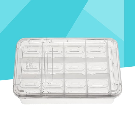 KHBUAB 1Pcs Breeding Isolation Box Reptile Egg Incubator for Reptiles with Square Compartments