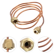 KHBUAB 1Pcs Copper Capillary Tubing for Refrigerator Parts and Technicians Installation 85X0.63in