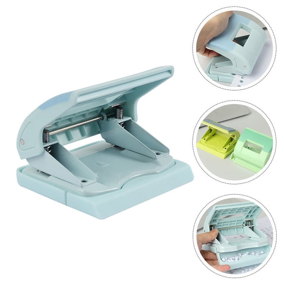 KHBUAB 1Pcs Handheld Punch Multipurpose Manual Hole Puncher Rectangular Shape for Diy Projects and Craft Making