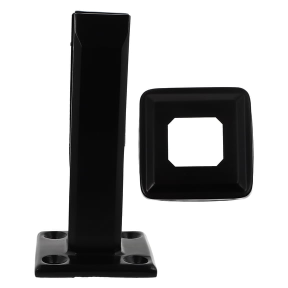 KHBUAB 1Pc Stainless Steel Glass Holder Clamp Black Easy to Install