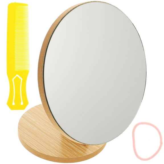 KHBUAB 1Pcs Vanity Mirrors For Women Hair Styling And Eyebrow Trimming Round