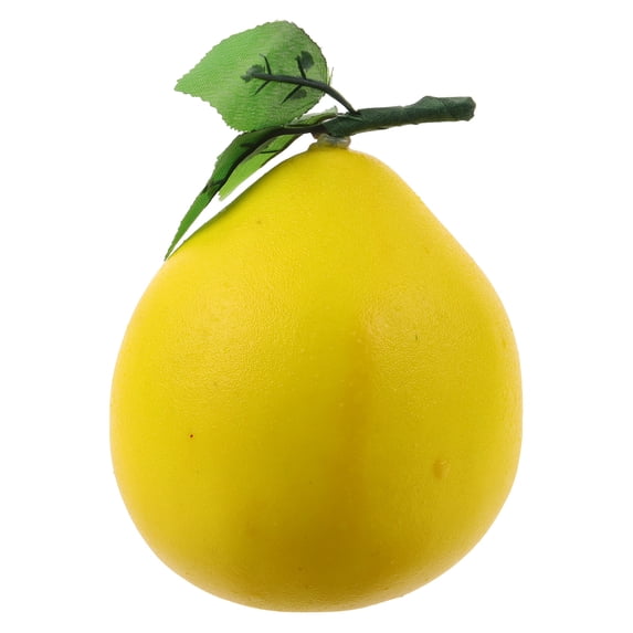KHBUAB 1Pcs Yellow Foam Fake Model as Pomelo Fruit Decoration for Various Occasions