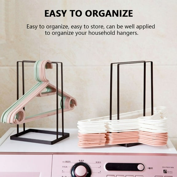 KHBUAB Household Hanger Organizer Iron Storage 1Set for Household Users Indoor Space Saving
