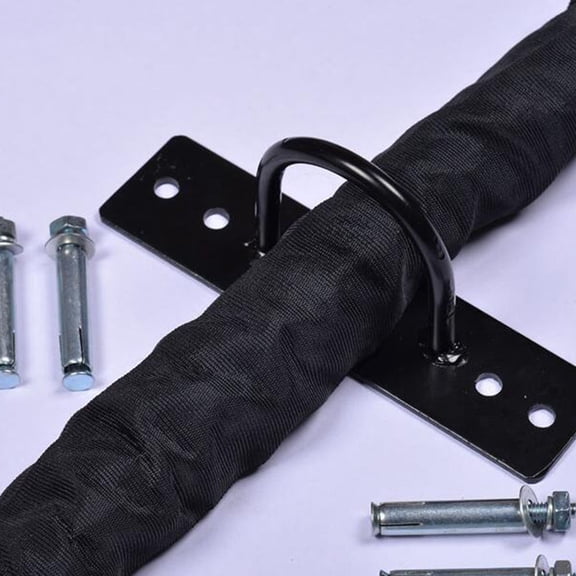 KHBUAB 1Set Heavy Duty Iron Wall Mount Bracket for Swing Sand Bag Hanging Hardware Black 7.9x2x2.8in