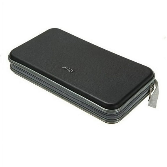 KHBUAB CD Wallet Polyester Plastic 1Pack Black