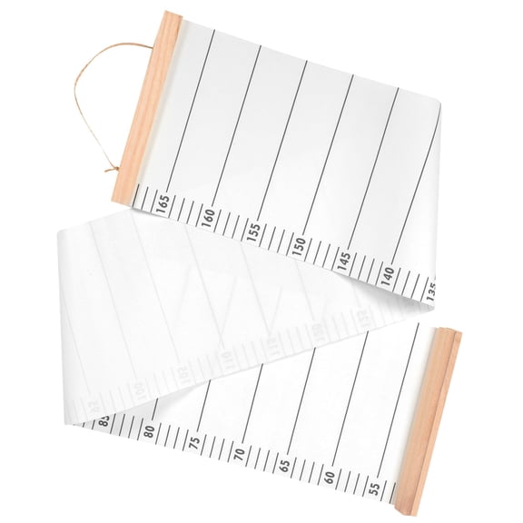 KHBUAB Easy Install White Height Measurement Ruler Hanging Growth Wall Chart Removable