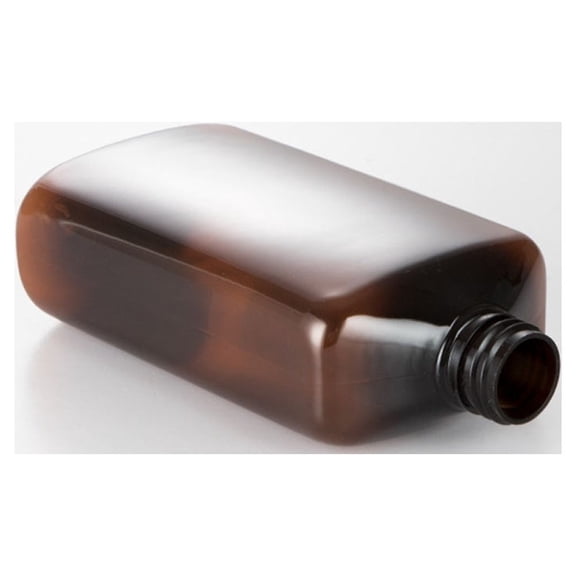 KHBUAB 4Pcs Easy Carry Brown Plastic Lotion Dispenser Bottles Refillable Storage Bottles for Home Use